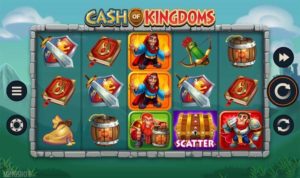 Cash of Kingdoms Pokie Base Game Screen