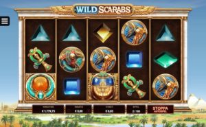 Wild Scarabs Base Game Screen